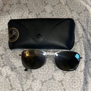 Ray-Ban Silver Aviator Sunglasses